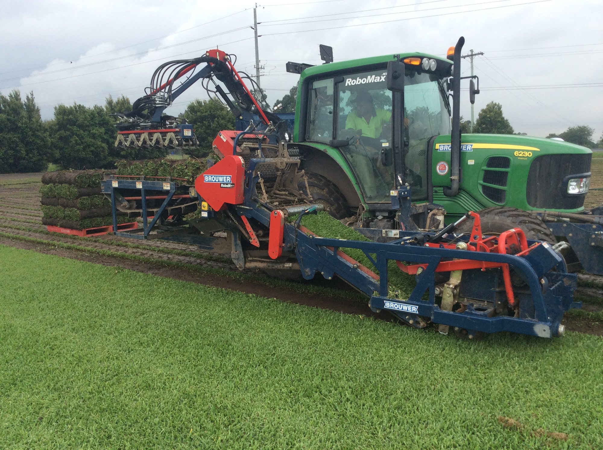 2015-06-04 harvesting turf on farm on harvesting machine-1