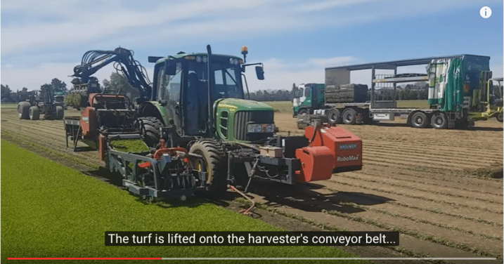 How Turf is Harvested off the Farm - Instant Lawn!
