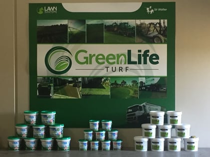 Some of the lawn care products available through the Green Life Turf online shop! 