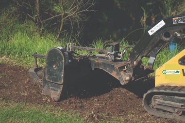 Rotary Hoe for Large Lawn Areas Sports Fields & Playgrounds