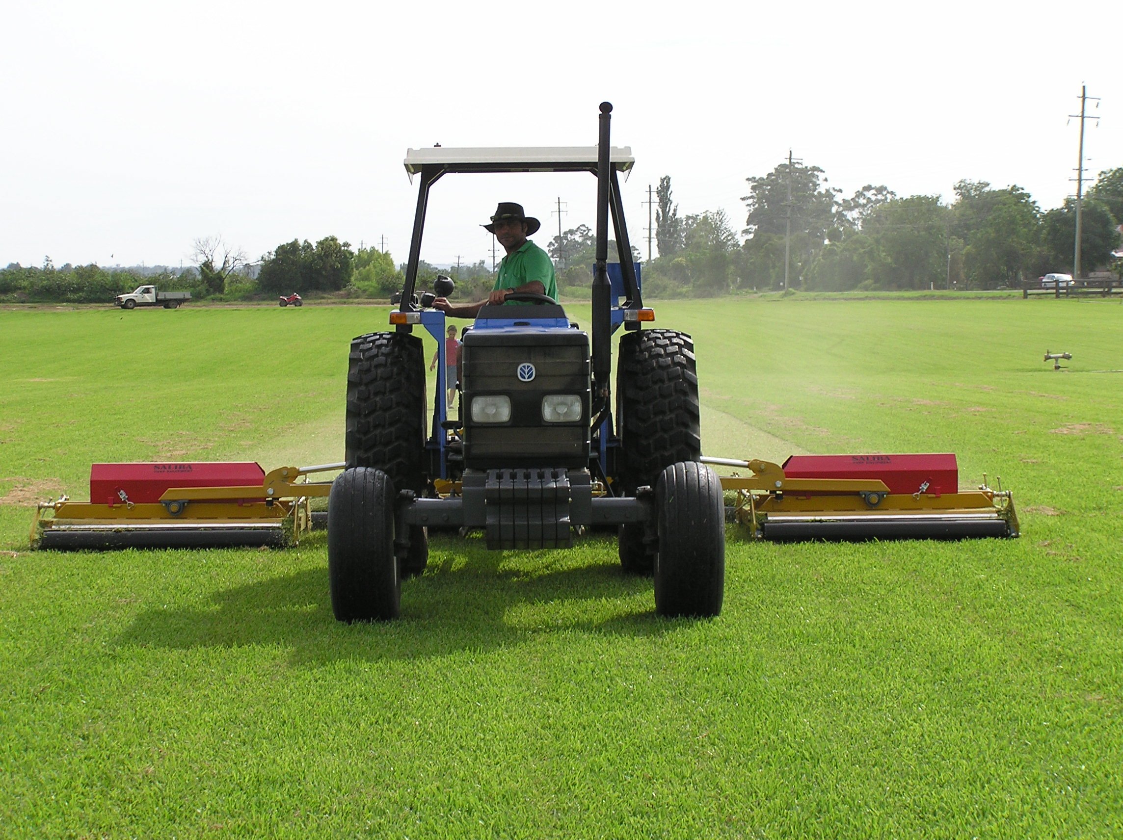 michael on tractor
